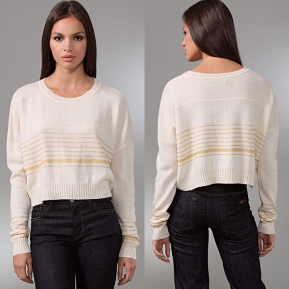 Patterson J. Kincaid Cassidy Cropped Sweater